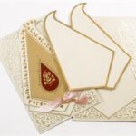 Beautiful Textured Linen Wedding Cards