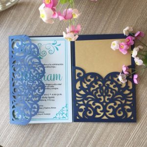 Tri-Fold Pocket Invitation Card
