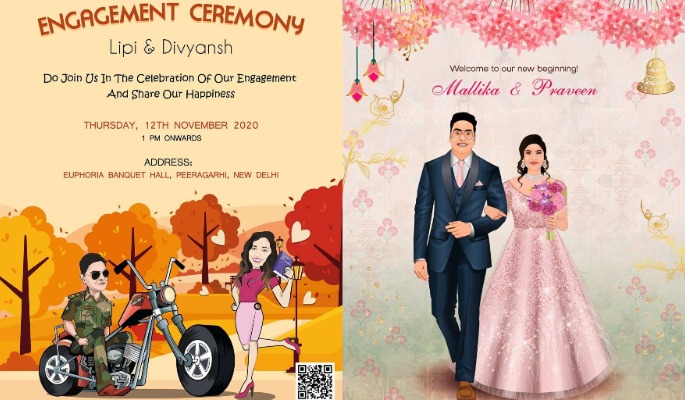 e wedding invitation